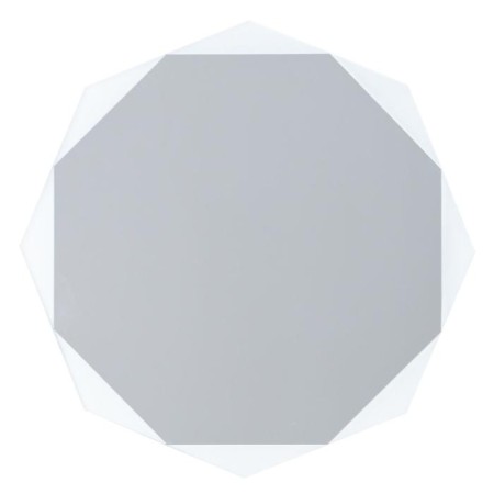 Mirror, wall, with sandblasting graphics, 50 × 50 cm-3