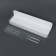 Organizer for storage, hinged, 1 section, with an adhesive base, 35 × 10 × 7.5 cm, translucent/white color
