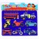 Stencil for kids "Transport" with coloring