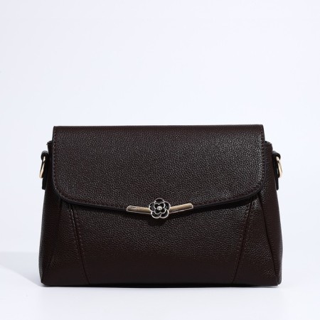 Magnet bag bag, long belt, brown color