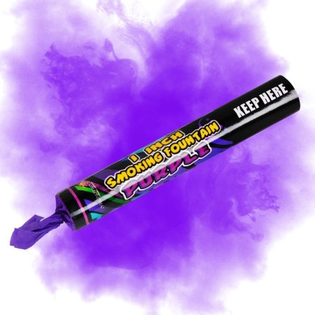 Color smoke purple, 0.8 inch, optical intensity, 60 seconds-1