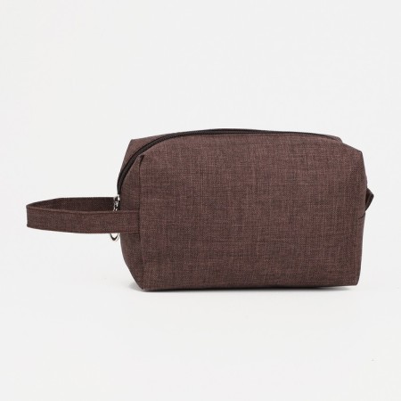 Lightning cosmetic bag, brown color-1