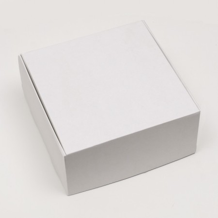Self -assembly box, craft, white 25 x 25 x 12 cm-1