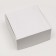 Self -assembly box, craft, white 25 x 25 x 12 cm