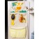 Pockets in the kindergarten "Giraffe", for a children's cabinet, 83x24 cm, beige