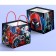Gift package with a wide bottom, 30x30x30 cm, spider-man