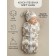 Lightning diaper with a hat with a cap Amarobaby Soft Hugs, size 56x68 cm