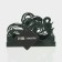 Magistro napkin "Snake", 14 × 4 × 9 cm, green color