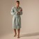 Wafel bathrobe male SL Home: BOHO "Azzura", size XL, 100% cotton, 280 g/m2