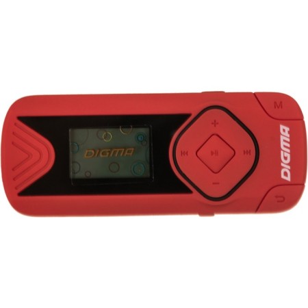 Flash Digma R3 8GB player red/0.8 "/fm/microSDHC/clip