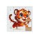Puzzle "Fifteen. Tigerok", Logical Board Game, 22x22 cm