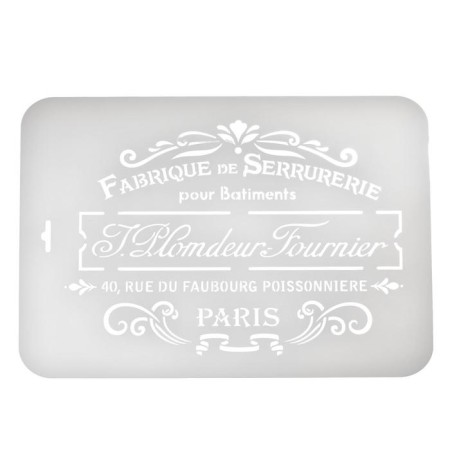 Plastic stencil "Paris" 22x31 cm-2