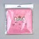A plate disposable paper square "cat", 21 cm