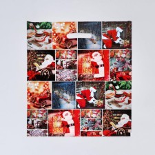 Santa package, polyethylene with a cut pen, 38x47 cm, 60 μm