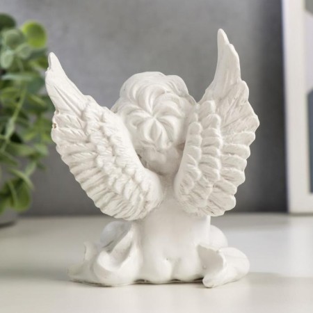 Polystone souvenir "Snowty Angel with Lavender" MIX 11x8x7 cm-3