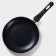 Field frying pan Basic, D = 22 cm, plastic handle, anti -stick coating, induction, black color