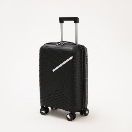 Small suitcase 20 ", lightning department, code castle, 4 wheels, black color