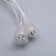 Garland "fringe" 3 × 0.9 m, IP44, UMS, transparent thread, 232 LED, glow warm white, 220 V