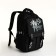 Youth backpack from lightning textiles, 5 pockets, black color