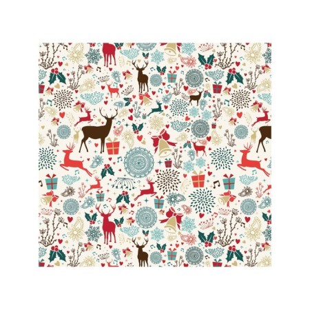 Organizer in a bath on suction cups "New Year's deer", for storing toys and trifles, size 33x39 cm-1