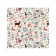 Organizer in a bath on suction cups "New Year's deer", for storing toys and trifles, size 33x39 cm