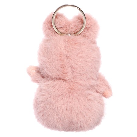 Soft toy "Bunny", pink color, 13 cm-2