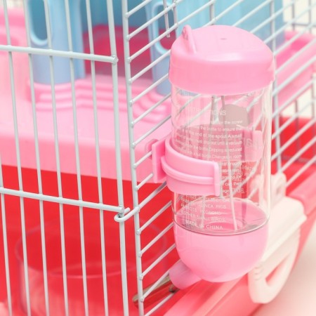 A cage for rodents "Pigzon", equipped with a lock, 37 x 27 x 30 cm, pink-4