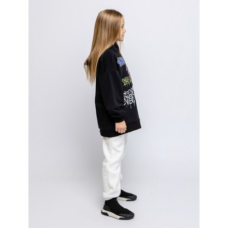 Hudy for a boy Batik, height 110 cm, black color-3