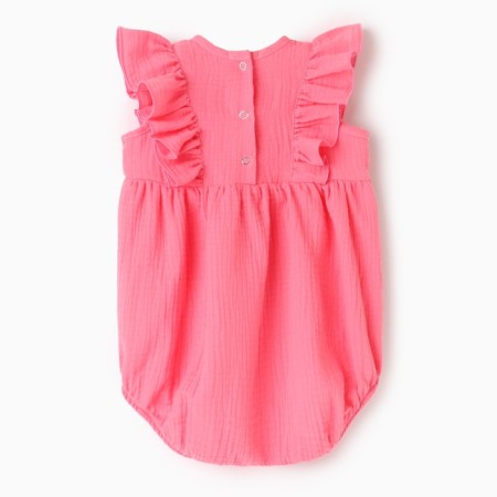 Body with ruffles crumb I am "Muslin", height 80-86 cm, pink color-3