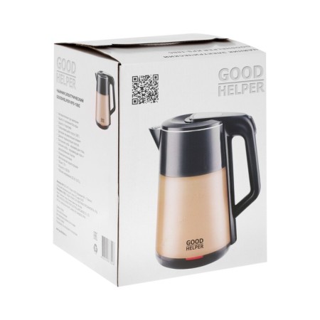 Electric kettle Goodhelper KPS-188C, metal, 1.8 l, 1500 watts, golden-7
