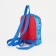 Baby backpack on lightning, blue color
