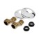 Bath mixer Zein Z3675, single-leaf, without shower set, ABS plastic, graphite