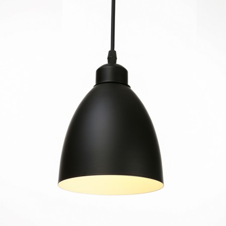 Bayerlux suspension of Bayerlux “Oval” 1x40W E27 Black 14x14x18-98 cm-1