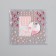 Rhinestones self -adhesive figured "Assorted", 153 pcs on the sheet, pink color