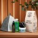 Gift set "5 in 1" Scrub, shampoo, spray, combined hat, black washcloth