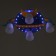 Chandelier 670608/4 E27 40W yellow-blue 50x40x26 cm Bayerlux