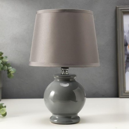 Table lamp 16144/1bl E14 40W gray 17.5x17.5x27 cm Risalux