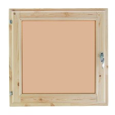 Window, 60 × 60cm, double glass, tinted, with a seal, from needles