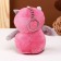 Soft toy "Owl with a gray beak", on a key fob, 10 cm, MIX color
