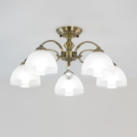Cutilux Cutilux chandelier “Francesca” CL417153 58x58x26 cm, 5x75W, E27, brown color-2