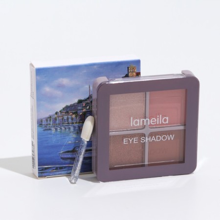 Palette of shadows for eyelids, 4 colors