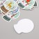 Stickers for creativity "Snow balls" embossing silver set 48 pcs 9x7x0.8 cm