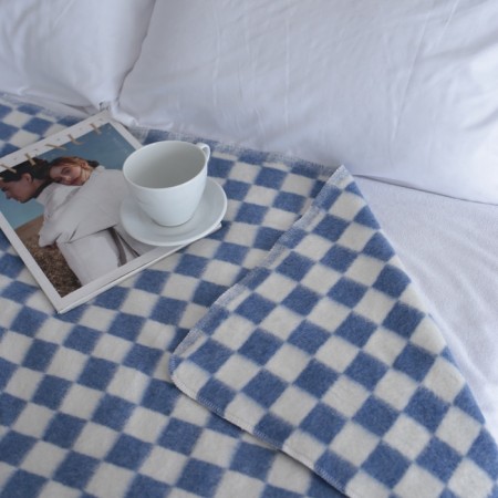 Baykovo blanket 140x205cm, blue, HL80%, polyester20%, 420g/m-1