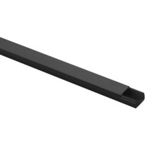 Cable-channel era KK-B-15-10 black 15x10 mm