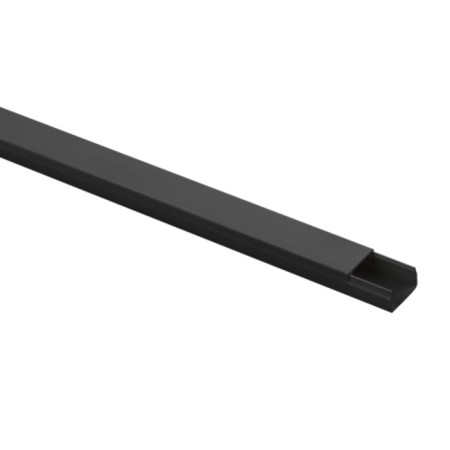 Cable-channel era KK-B-15-10 black 15x10 mm