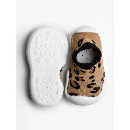Botins-knees children's first step pure dark leo with a breathing sole, size 24-4