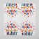 Happy Birthday, candles, 25x25, set 20 pcs.