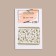 Nail stickers "admiration", voluminous, metallized, golden color