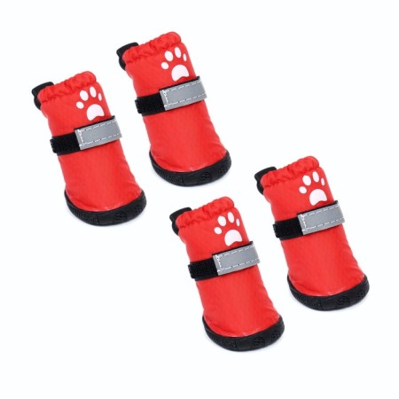 Tall shoes "walk", set 4 pcs, size 3, red-4