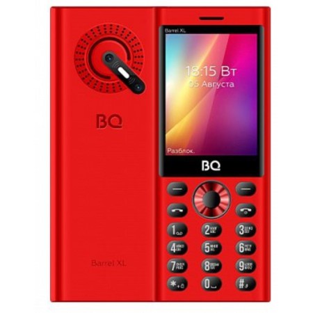 Cell phone BQ M-2832 Barrel XL Red Black